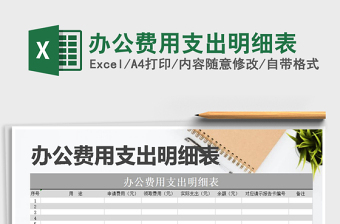 2022年辦公用品及耗材明細表Excel管理指南